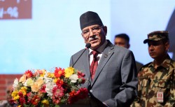 ठूला पूर्वाधार परियोजनामा लगानी केन्द्रित गरौँ: प्रधानमन्त्री दाहाल